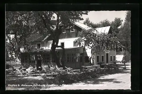 AK Voglau b. Abtenau, Gasthaus und Pension Lienhuber