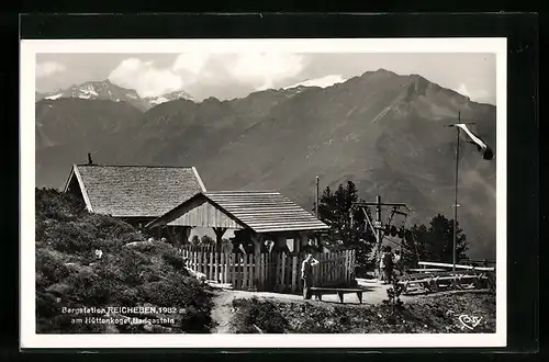 AK Badgastein, Bergstation Reicheben am Hüttenkogel