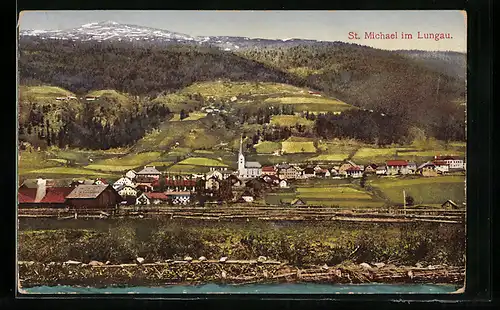 AK St. Michael im Lungau, Ortsansicht mit Umgebung