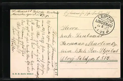 AK Schwalbenpaar und Briefschwalbe mit Liebesbrief