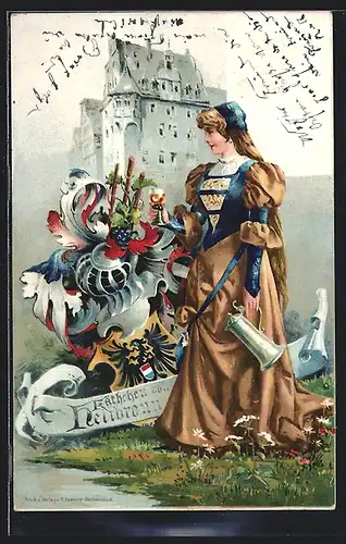 Künstler-AK Heilbronn, Käthchen von Heilbronn