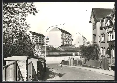 AK Mittweida /Kr. Hainichen, Blick zum Neubaugebiet