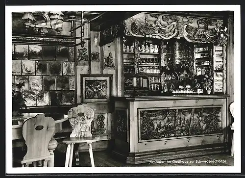 AK Schonach-Rohrhardsberg, Gasthaus zur Schwedenschanze, Schänke