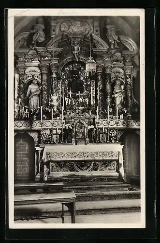 AK Trsat, Glavni oltar v Prostenistu M. B. na Trsatu