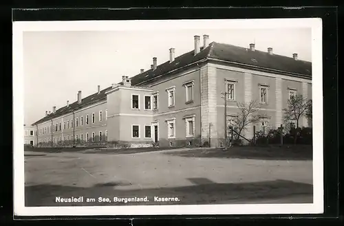 AK Neusiedl am See, Kaserne, Seitenansicht