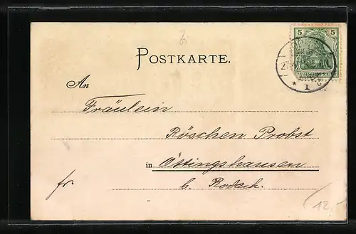 Lithographie Bad Steben, Colonnade, Parkhotel und Höllenthal