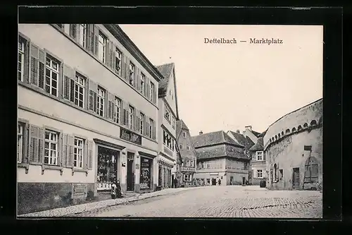 AK Dettelbach, Geschäftshaus am Marktplatz