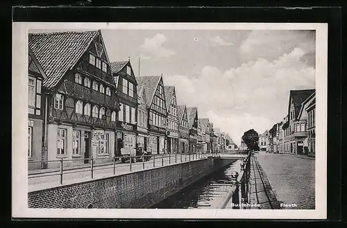 AK Buxtehude, Promenade mit Fleeth