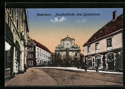 AK Paderborn, Jesuitenkirche und Gymnasium