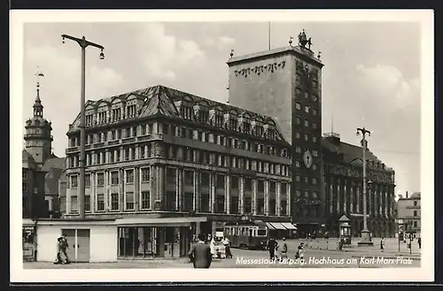 AK Leipzig, Hochhaus am Karl-Marx-Platz