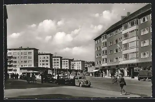 AK Neumünster, Neubauen in der Unteren Haltenauer Strasse