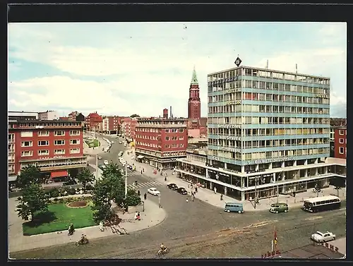 AK Kiel, Hotel Astor und kleiner Kuhberg