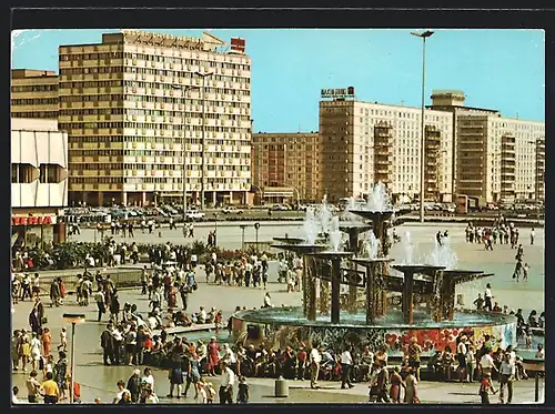 AK Berlin, Alexanderplatz mit Neubauten
