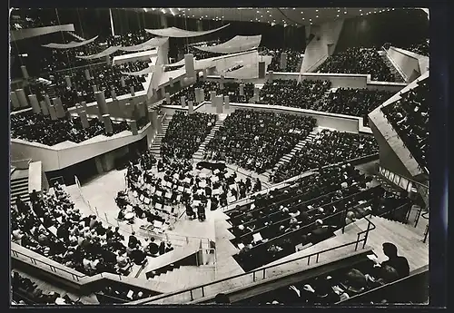 AK Berlin, Konzertsaal der Philharmonie, Innenansicht