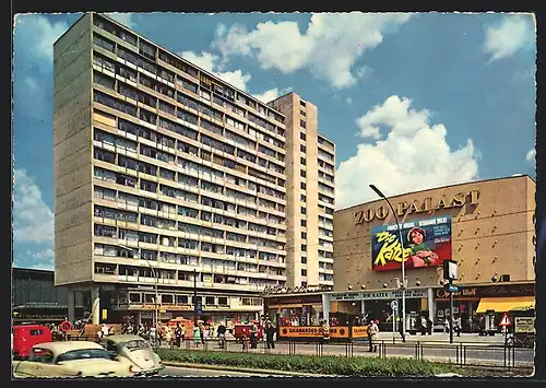 AK Berlin, Hochhaus am Kino Zoo Palast