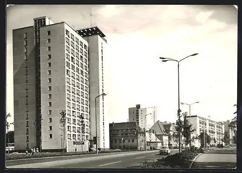AK Erfurt, Strassenpartie am Juri-Gagarin-Ring