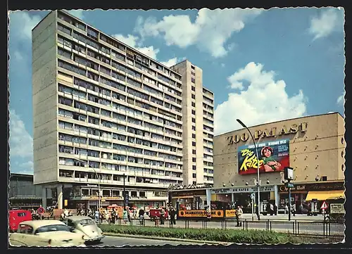 AK Berlin, Hochhaus am Kino Zoo Palast