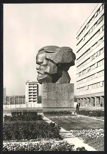 AK Karl-Marx-Stadt, Karl-Marx-Monument