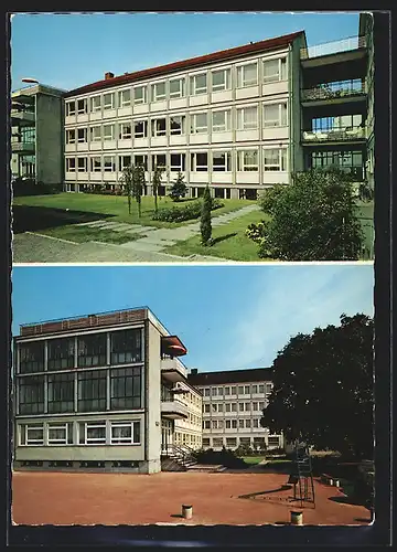 AK Karlsruhe-West, St. Antoniusheim, Rheinstrasse 107-113