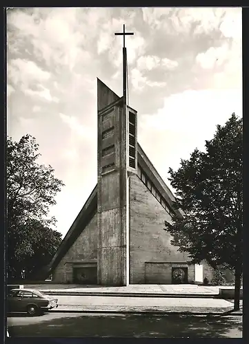 AK Berlin-Mariendorf, Pfarrkirche Maria Frieden