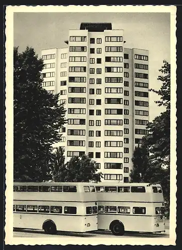 AK Berlin, das Wohnhaus am Roseneck