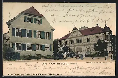 AK Fürth, Alte Veste, Kurhaus