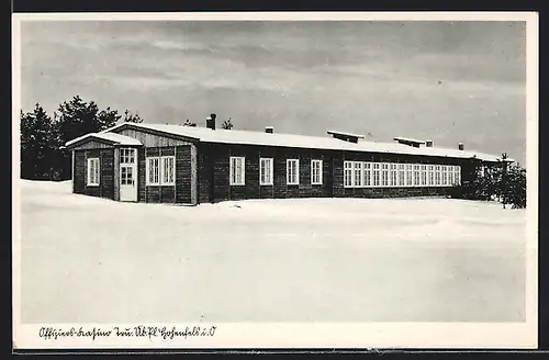 AK Hohenfels, Wehrmachtskantine im Schnee