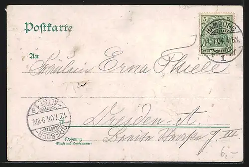 Lithographie Helgoland, Helgoländer, Blick auf die Insel