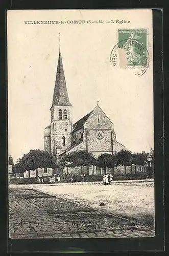 AK Villeneuve-le-Comte, L`Eglise
