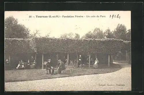 AK Tournan, Fondation Pèreire - Un coin du Parc