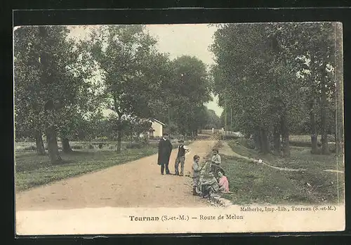 AK Tournan, Routede Melun, Strassenpartie