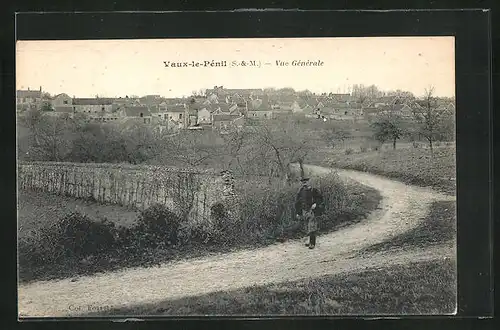 AK Vaux-le-Pènil, Vue Gènèrale