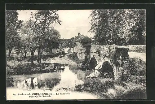 AK Coulommiers, La Vanderie, Pont Gallo-Romain