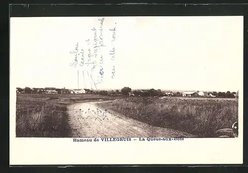 AK La Queue aux Bois, Hameau de Villegruis