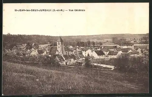 AK Saint-Jean-les-Deux-Jumeaux, Vue Gènèrale