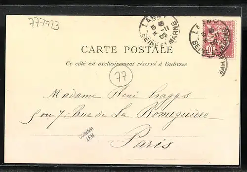 AK Thorigny, Bords de la Marne