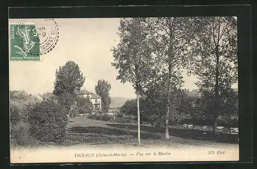 AK Tigeaux, Vue sur le Moulin