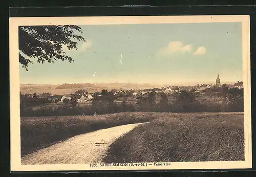 AK Saint Simèon, Panorama aus der Ferne