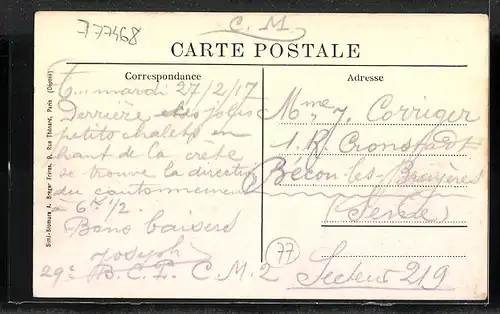 AK Saint-Jean-les-Deux-Jumeaux, Vue prise du Pont