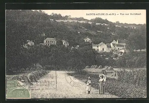 AK Sainte-Aulde, Vue sur Moitièbart