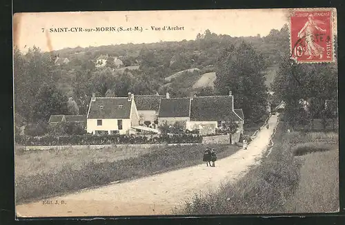 AK Saint-Cyr-sur-Morin, Vue d`Archet