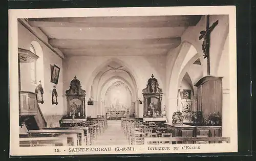 AK Saint-Fargeau, Intèrieur de L`Eglise