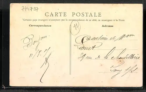 AK Meaux, La Promenade des Trinitaires