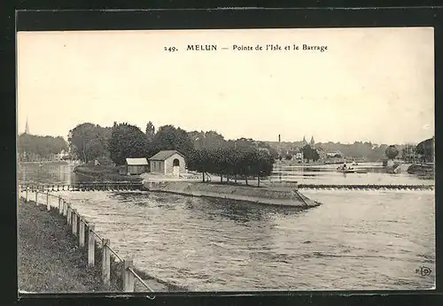 AK Melun, Pointe de l`Isle et le Barrage