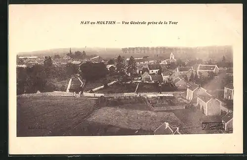 AK May-en-Multien, Vue Gènèrale prise de la Tour