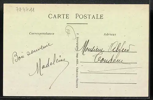 AK Mary-sur-Marne, Panorama de la Marne