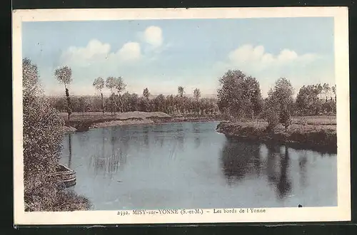 AK Misy-sur-Yonne, Les bords de l`Yonne