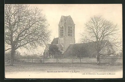 AK Mons-en-Montois, L`Èglise