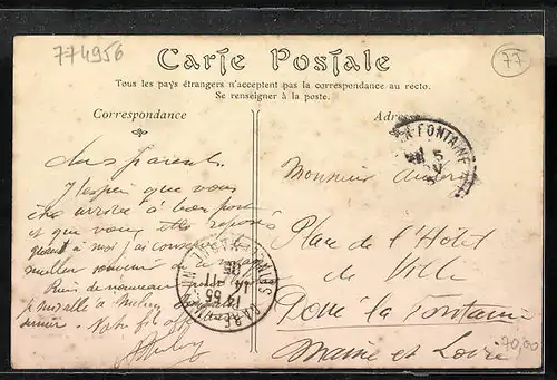 AK Melun, La Route du Mèe et le Quai Pasteur