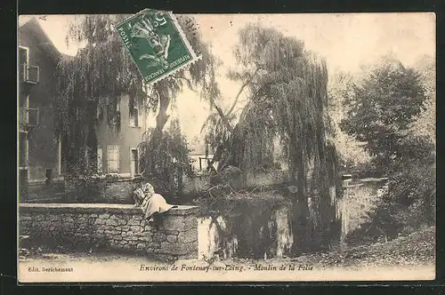 AK Fontenay-sur-Loing, Moulin de la Folie